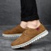 Comfy Men Soft Suede Leather Casual Oxfords Lace Up Shoes Comfy Men Soft Suede Leather Casual Oxfords Lace Up Shoes