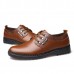 Comfy Men Lace-Up Leather Casual Business Oxfords Shoes Comfy Men Lace-Up Leather Casual Business Oxfords Shoes