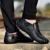 Men Soft Anti Collision Toe Wear Resistance Outsole Genuine Leather Oxfords Men Soft Anti Collision Toe Wear Resistance Outsole Genuine Leather Oxfords