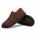 Genuine Leather Casual Slip On Soft Flat Oxfords For Men Genuine Leather Casual Slip On Soft Flat Oxfords For Men