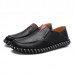 Genuine Leather Casual Slip On Soft Flat Oxfords For Men Genuine Leather Casual Slip On Soft Flat Oxfords For Men