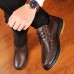 Men Genuine Leather Dress Shoes Business Formal Oxfords Men Genuine Leather Dress Shoes Business Formal Oxfords