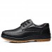 Men Genuine Leather Dress Shoes Business Formal Oxfords Men Genuine Leather Dress Shoes Business Formal Oxfords
