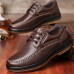 Men Genuine Leather Dress Shoes Business Formal Oxfords Men Genuine Leather Dress Shoes Business Formal Oxfords