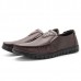 Soft Sole Comfy Genuine Leather Casual Business Slip On Oxfords for Men