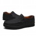 Men Casual Slip On Genuine Leather Moc Toe Oxfords Men Casual Slip On Genuine Leather Moc Toe Oxfords