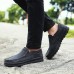 Men Casual Slip On Genuine Leather Moc Toe Oxfords Men Casual Slip On Genuine Leather Moc Toe Oxfords