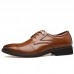 Men Brogue Carved Dress Shoes Business Casual Oxfords Men Brogue Carved Dress Shoes Business Casual Oxfords
