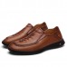 Men Casual Business Hand Stitching Slip On Leather Oxfords Shoes Men Casual Business Hand Stitching Slip On Leather Oxfords Shoes