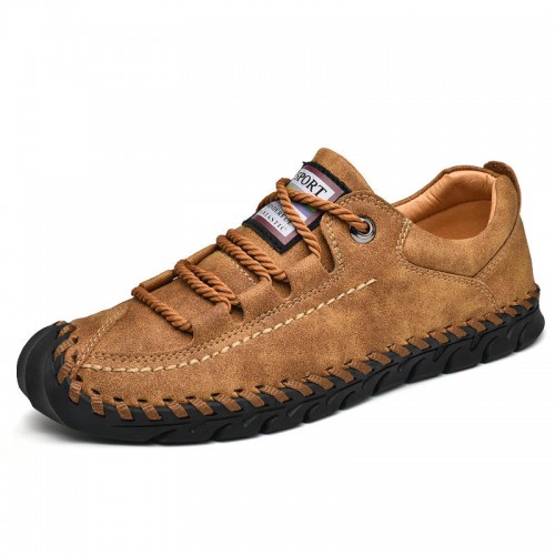 Men Stitching Soles Toe Protection Comfy Soft Oxfords Men Stitching Soles Toe Protection Comfy Soft Oxfords