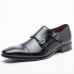 Men Pointed Toe Elegant Business Formal Buckle Oxfords Men Pointed Toe Elegant Business Formal Buckle Oxfords