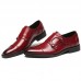 Men Pointed Toe Elegant Business Formal Buckle Oxfords Men Pointed Toe Elegant Business Formal Buckle Oxfords