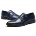 Men Pointed Toe Elegant Business Formal Buckle Oxfords Men Pointed Toe Elegant Business Formal Buckle Oxfords