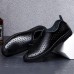 Banggood Shoes Men Comfy Breathable Hollow Outs Genuine Leather Slip On Oxfords Banggood Shoes Men Comfy Breathable Hollow Outs Genuine Leather Slip On Oxfords