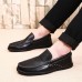 Men Casual Breathable Genuine Leather Slip On Oxfords Moc Toe Shoes Men Casual Breathable Genuine Leather Slip On Oxfords Moc Toe Shoes