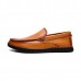 Men Casual Breathable Genuine Leather Slip On Oxfords Moc Toe Shoes Men Casual Breathable Genuine Leather Slip On Oxfords Moc Toe Shoes