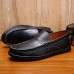Men Casual Breathable Genuine Leather Slip On Oxfords Moc Toe Shoes Men Casual Breathable Genuine Leather Slip On Oxfords Moc Toe Shoes