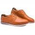 Men Soft Genuine Leather Lace Up Oxfords Shoes Men Soft Genuine Leather Lace Up Oxfords Shoes