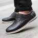 Men Soft Genuine Leather Lace Up Oxfords Shoes Men Soft Genuine Leather Lace Up Oxfords Shoes