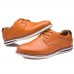 Men Soft Genuine Leather Lace Up Oxfords Shoes Men Soft Genuine Leather Lace Up Oxfords Shoes