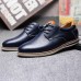 Men Soft Genuine Leather Lace Up Oxfords Shoes Men Soft Genuine Leather Lace Up Oxfords Shoes