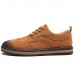 Men Comfortable Casual Business Brogue Style Oxfords Shoes Men Comfortable Casual Business Brogue Style Oxfords Shoes