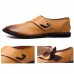 Men Genuine Leather Casual Business Hook Loop Driving Oxfords Men Genuine Leather Casual Business Hook Loop Driving Oxfords