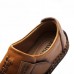 Menico Men Soft Sole Hand Stitching Genuine Leather Flat Oxfords Shoes Menico Men Soft Sole Hand Stitching Genuine Leather Flat Oxfords Shoes