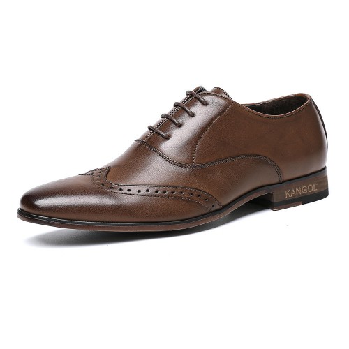 Men Soft Comfy Pointed Toe Formal Business Oxfords Men Soft Comfy Pointed Toe Formal Business Oxfords