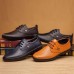 Men Breathable Hollow Out Genuine Leather Casual Oxfords Flats Men Breathable Hollow Out Genuine Leather Casual Oxfords Flats