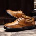 Men Casual Comfy Soft Sole Genuine Leather Lace Up Oxfords Shoes Men Casual Comfy Soft Sole Genuine Leather Lace Up Oxfords Shoes