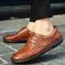 Men Casual Comfy Soft Sole Genuine Leather Lace Up Oxfords Shoes Men Casual Comfy Soft Sole Genuine Leather Lace Up Oxfords Shoes