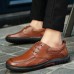 Men Casual Comfy Soft Sole Genuine Leather Lace Up Oxfords Shoes Men Casual Comfy Soft Sole Genuine Leather Lace Up Oxfords Shoes