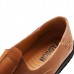 Men Soft Sole Genuine Leather Round Toe Slip On Oxfords Men Soft Sole Genuine Leather Round Toe Slip On Oxfords