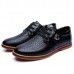 Large Size Men Casual Shoes Comfortable Breathable Lace-Up Leather Shoes Large Size Men Casual Shoes Comfortable Breathable Lace-Up Leather Shoes