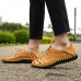 Men Casual Hand Stitching Hollow Outs Genuine Leather Oxfords Men Casual Hand Stitching Hollow Outs Genuine Leather Oxfords