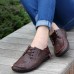 Men Soft Leather Breathable Hollow Out Oxfords Lace Up Walking Shoes Men Soft Leather Breathable Hollow Out Oxfords Lace Up Walking Shoes