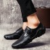 Men Casual Soft Hook Loop Genuine Leather Oxfords Men Casual Soft Hook Loop Genuine Leather Oxfords