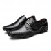Men Casual Soft Hook Loop Genuine Leather Oxfords Men Casual Soft Hook Loop Genuine Leather Oxfords
