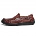 Men Genuine Leather Hand Stitching Casual Business Oxfords Men Genuine Leather Hand Stitching Casual Business Oxfords