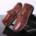 Men Genuine Leather Hand Stitching Casual Business Oxfords Men Genuine Leather Hand Stitching Casual Business Oxfords