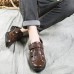 Men Casual Business Hook Loop Genuine Leather Oxfords Hollow Outs Shoes Men Casual Business Hook Loop Genuine Leather Oxfords Hollow Outs Shoes