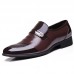 Men Microfiber Casual Business Shoes Pointed Toe Oxfords Men Microfiber Casual Business Shoes Pointed Toe Oxfords