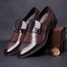 Men Microfiber Casual Business Shoes Pointed Toe Oxfords Men Microfiber Casual Business Shoes Pointed Toe Oxfords