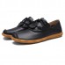Business Shoes Men Casual Low Top Oxfords In Leather Business Shoes Men Casual Low Top Oxfords In Leather