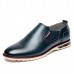 Men Leather Shoes Business Outdoor Slip On Oxfords Men Leather Shoes Business Outdoor Slip On Oxfords