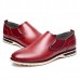 Men Leather Shoes Business Outdoor Slip On Oxfords Men Leather Shoes Business Outdoor Slip On Oxfords