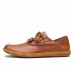 Men Soft Genuine Leather  Lace Up Oxfords Hand Stitching Shoes Men Soft Genuine Leather  Lace Up Oxfords Hand Stitching Shoes