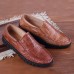 Breathable Hollow Outs Leather Oxfords for Men Casual Business Shoes Breathable Hollow Outs Leather Oxfords for Men Casual Business Shoes
