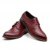 Men Casual Business Leather Lace Up Oxfords Men Casual Business Leather Lace Up Oxfords